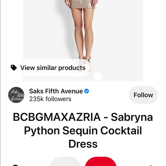 BCBG python sequined dress - Picture 8 of 8